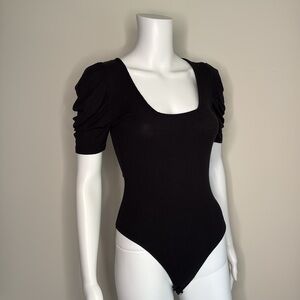 Free People Black Women's Bodysuit